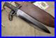 Bowie Knife D-guar Saber CIVIL War Secession Confederate Army Carbon Forged
