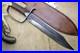 Bowie Knife D-guar Saber CIVIL War Secession Confederate Army Carbon Forged