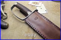 Bowie Knife D-guar Saber CIVIL War Secession Confederate Army Carbon Forged