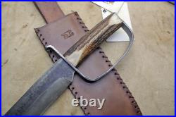 Bowie Knife D-guar Saber CIVIL War Secession Confederate Army Carbon Forged