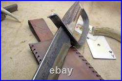 Bowie Knife D-guar Saber CIVIL War Secession Confederate Army Carbon Forged