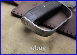 Bowie Knife D-guar Saber CIVIL War Secession Confederate Army Carbon Forged
