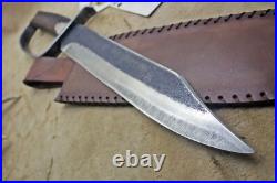 Bowie Knife D-guar Saber CIVIL War Secession Confederate Army Carbon Forged