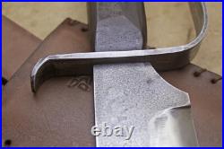 Bowie Knife D-guar Saber CIVIL War Secession Confederate Army Carbon Forged