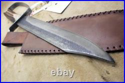 Bowie Knife D-guar Saber CIVIL War Secession Confederate Army Carbon Forged
