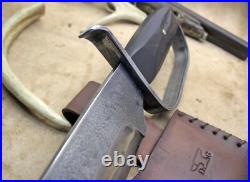 Bowie Knife D-guar Saber CIVIL War Secession Confederate Army Carbon Forged
