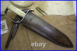 Bowie Knife D-guard Saber CIVIL War Secession Confederate Army Carbon Forged