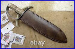 Bowie Knife D-guard Saber CIVIL War Secession Confederate Army Carbon Forged