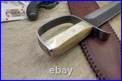 Bowie Knife D-guard Saber CIVIL War Secession Confederate Army Carbon Forged Bowie Knife D-guard Saber CIVIL War Secession Confederate Army Carbon Forged