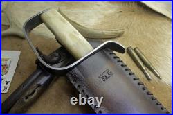 Bowie Knife D-guard Saber CIVIL War Secession Confederate Army Carbon Forged Bowie Knife D-guard Saber CIVIL War Secession Confederate Army Carbon Forged