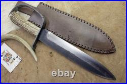 Bowie Knife D-guard Saber CIVIL War Secession Confederate Army Carbon Forged