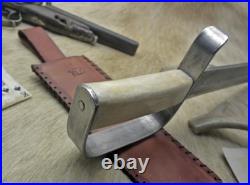 Bowie Knife D-guard Saber CIVIL War Secession Confederate Army Carbon Forged