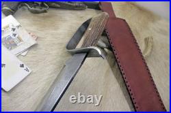 Bowie Knife D-guard Saber CIVIL War Secession Confederate Army Carbon Forged