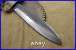 Bowie Knife D-guard Saber CIVIL War Secession Confederate Army Carbon Forged