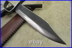 Bowie Knife D-guard Saber CIVIL War Secession Confederate Army Carbon Forged