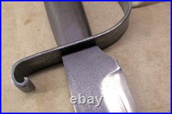 Bowie Knife D-guard Saber CIVIL War Secession Confederate Army Carbon Forged