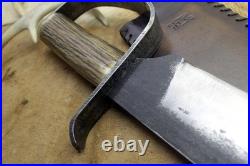 Bowie Knife D-guard Saber CIVIL War Secession Confederate Army Carbon Forged
