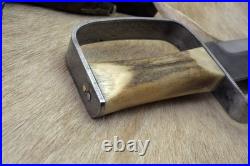 Bowie Knife D-guard Saber CIVIL War Secession Confederate Army Carbon Forged