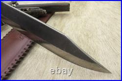 Bowie Knife D-guard Saber CIVIL War Secession Confederate Army Carbon Forged