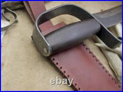 Bowie Knife D-guard Saber CIVIL War Secession Confederate Army Carbon Forged