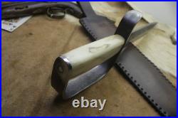 Bowie Knife D-guard Saber CIVIL War Secession Confederate Army Carbon Forged