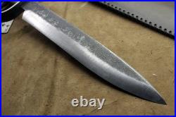 Bowie Knife D-guard Saber CIVIL War Secession Confederate Army Carbon Forged