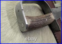 Bowie Knife D-guard Saber CIVIL War Secession Confederate Army Carbon Forged