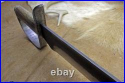 Bowie Knife D-guard Saber CIVIL War Secession Confederate Army Carbon Forged