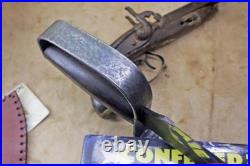 Bowie Knife D-guard Saber CIVIL War Secession Confederate Army Carbon Forged