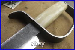Bowie Knife D-guard Saber CIVIL War Secession Confederate Army Carbon Forged