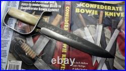 Bowie Knife D-guard Saber CIVIL War Secession Confederate Army Carbon Forged