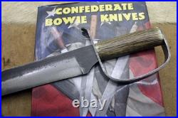 Bowie Knife D-guard Saber CIVIL War Secession Confederate Army Carbon Forged