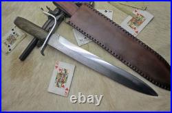 Bowie Knife S-guard Saber CIVIL War Secession Confederate Army Carbon Forged