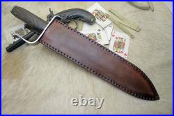 Bowie Knife S-guard Saber CIVIL War Secession Confederate Army Carbon Forged