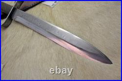 Bowie Knife S-guard Saber CIVIL War Secession Confederate Army Carbon Forged
