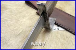 Bowie Knife S-guard Saber CIVIL War Secession Confederate Army Carbon Forged