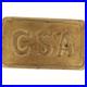 Brass Cs Csa Civil War Confederate States Army Military Vintage Belt Buckle