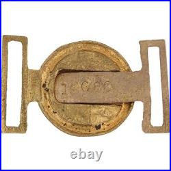 Brass Cs Csa Civil War Reprod Confederate States 2 Piece Vintage Belt Buckle
