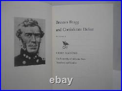 Braxton Bragg and Confederate Defeat 2 Vols. Set Univ. Alabama Press Fine HC