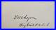 Brigadier General Thomas Muldrup Logan Autograph, CSA Civil War Confederate Army