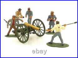 Britains 17239 American Civil War Confederate Artillery Gun Cannon & Crew New
