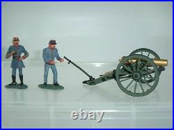 Britains 17239 American Civil War Confederate Artillery Gun Cannon & Crew New
