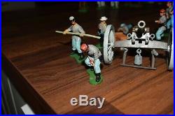 Britains 1960`s Swoppet American CIVIL War Confederate Field Gun & Crew Job Lot