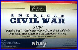 Britains 31207 54mm American civil war Confederate Generals 7 pcs 2013 MIB oop