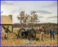 Britains CIVIL War Confederate 31419 Confederate Artillrty 6 Pd Howitzer & Crew