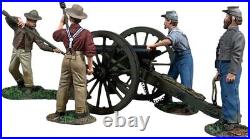 Britains CIVIL War Confederate 31419 Confederate Artillrty 6 Pd Howitzer & Crew