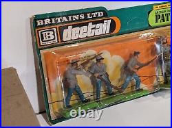 Britains Deetail 7423 American Civil War Confederate Gun Bubble Card Trade Box