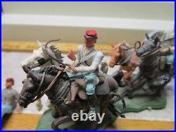 Britians Deetail Swoppet Herald Confederate Civil War Caisson & Cannon with Riders