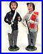 Byers Choice Union & Confederate Civil War Soldier Carolers Free Shipping