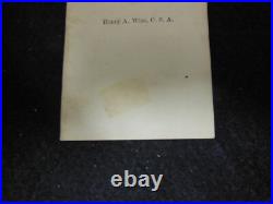 C. D. V. Photograph of Confederate Civil War General Henry A. Wise